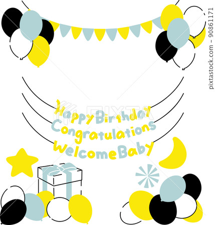 Celebration frame with message Celebration frame with message 90861171