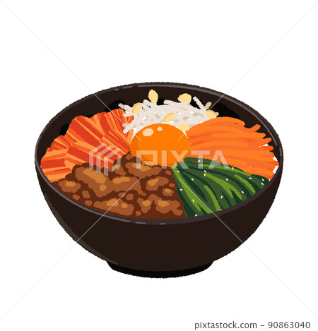 拌飯插圖 拌飯插圖 90863040