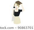 Girl having a meeting 90863701