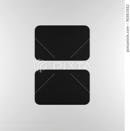 Black business cards blank mockup - template.... - Stock Photo [90863882] -  PIXTA