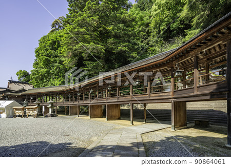 Konpira-san's crossing corridor, Kotohira Town, Kagawa Prefecture 90864061