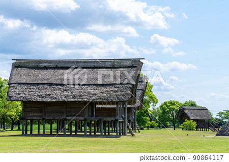 《Fukuoka Prefecture》 Hirazuka Kawazoe Ruins 90864117