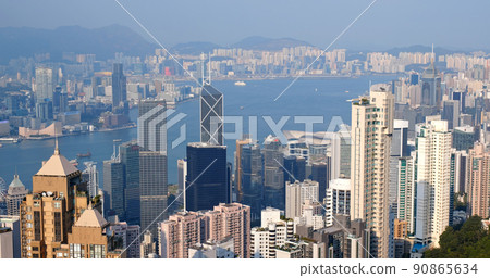 Victoria peak, Hong Kong 06 October 2019 Victoria peak, Hong Kong 06 October 2019 90865634