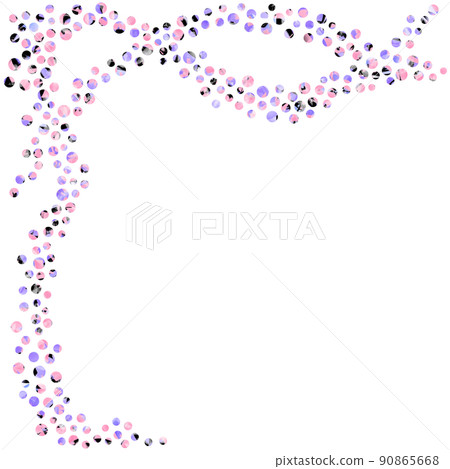Polka dot graphic art decorative Polka dot graphic art decorative 90865668