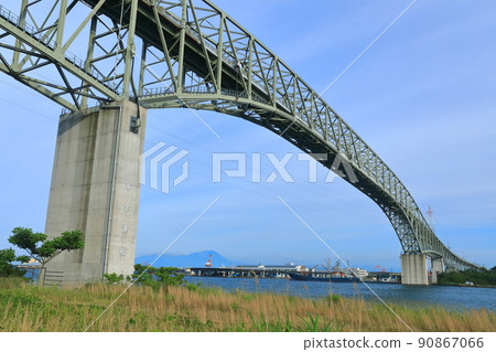 晴天時的堺水道橋 晴天時的堺水道橋 90867066