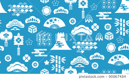 Japanese wave pattern 45 Japanese wave pattern 45 90867484
