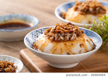 Taiwan Savory rice pudding Wa gui Rice steamed rice bowl wagui 90869464