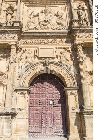 Savior Chapel (El Salvador) detail facade, Ubeda, Jaen, Spain Savior Chapel (El Salvador) detail facade, Ubeda, Jaen, Spain 90870319