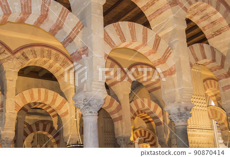 Inside the Cathedral of Cordoba Mosque, Spain 90870414