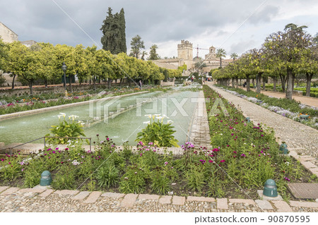Alcazar de los Reyes Cristianos in Cordoba, Spain 90870595