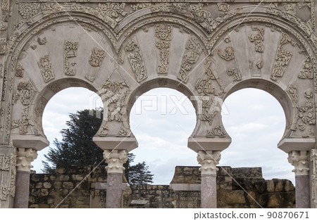 Ancient city ruins of Medina Azahara, Cordoba, Spain Ancient city ruins of Medina Azahara, Cordoba, Spain 90870671