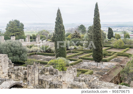 Ancient city ruins of Medina Azahara, Cordoba, Spain 90870675