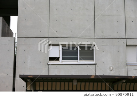Image of exposed concrete on the outer wall Image of exposed concrete on the outer wall 90870911