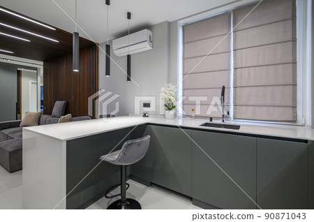 Luxury dining room, living room in studio apartment Luxury dining room, living room in studio apartment 90871043