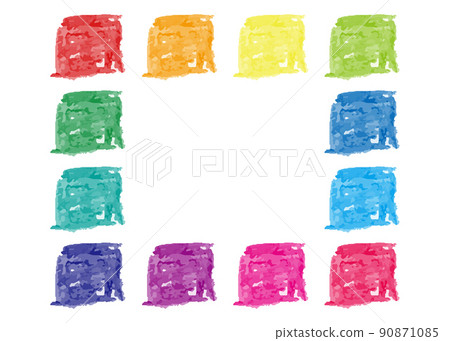 Background frame Frame Conspicuous analog-style hand-painted text space Background frame Frame Conspicuous analog-style hand-painted text space 90871085