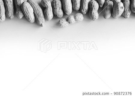 Copy space and the boiled peanuts Copy space and the boiled peanuts 90872376