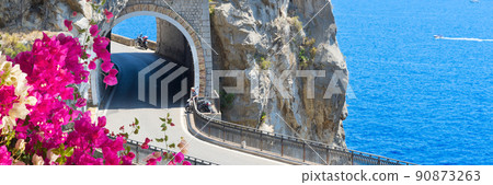 road of Amalfi coast, Italy road of Amalfi coast, Italy 90873263