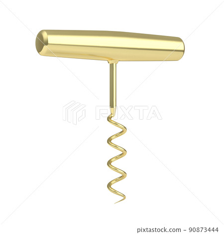 Shiny golden corkscrew Shiny golden corkscrew 90873444