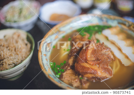 Delicious Miyako Soba Soki Soba and Juicy Lunch Set Miyakojima, Okinawa Prefecture 90873741