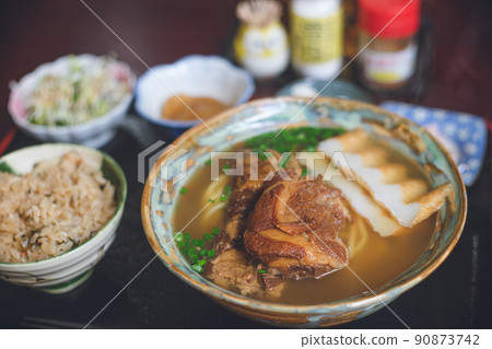 Delicious Miyako Soba Soki Soba and Juicy Lunch Set Miyakojima, Okinawa Prefecture 90873742