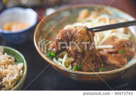Delicious Miyako Soba Soki Soba and Juicy Lunch Set Miyakojima, Okinawa Prefecture 90873743