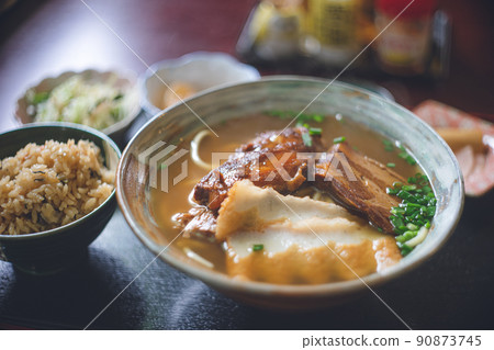 Delicious Miyako Soba Soki Soba and Juicy Lunch Set Miyakojima, Okinawa Prefecture 90873745