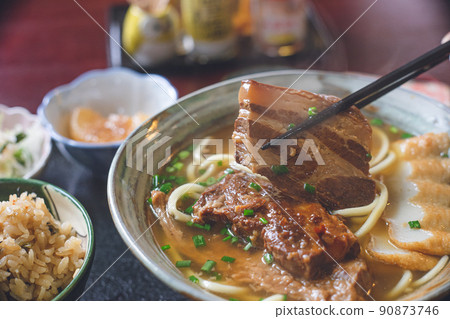 Delicious Miyako Soba Soki Soba and Juicy Lunch Set Miyakojima, Okinawa Prefecture 90873746