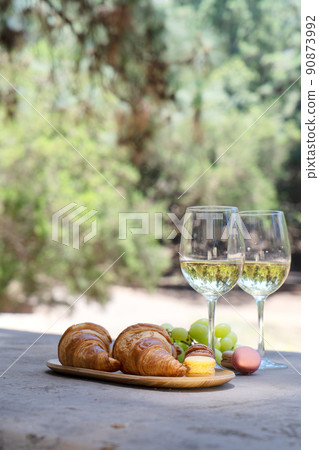 picnic with wine picnic with wine 90873992