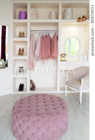 wardrobe with clothes wardrobe with clothes 90874031
