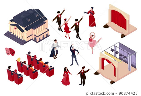 Theatre Isometric Set 90874423