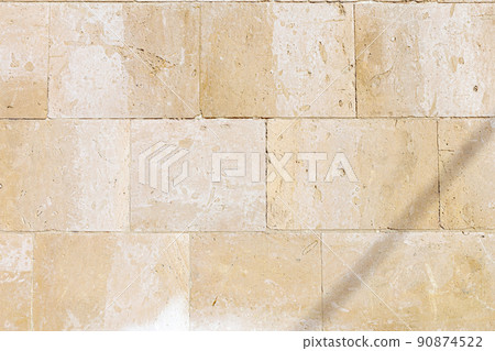 Stone wall texture background 90874522