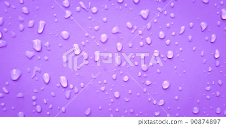 Abstract water drops on the colorful wall. Suitable for promotion and advertising, website, tech industry and company, etc. 90874897