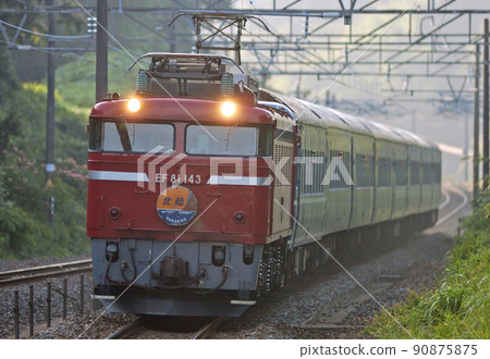 Hokuriku Main Line Kurikara JR East EF81-143 (Nagaoka) +14 series (Ohisa) Hokuriku Hokuriku Main Line Kurikara JR East EF81-143 (Nagaoka) +14 series (Ohisa) Hokuriku 90875875