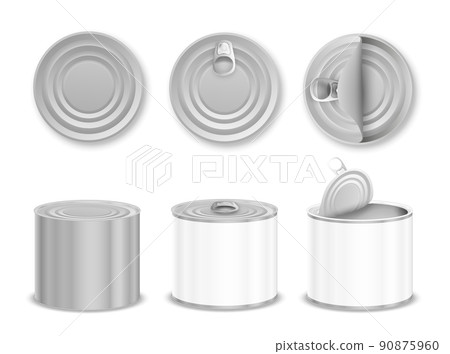 Realistic Tin Can Set 90875960