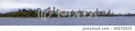 Modern City, Stanley Park, Buildings, beach and Burrard Bridge in False Creek Modern City, Stanley Park, Buildings, beach and Burrard Bridge in False Creek 90876920