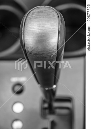 Closeup photo of car interiors in bright light 90877796