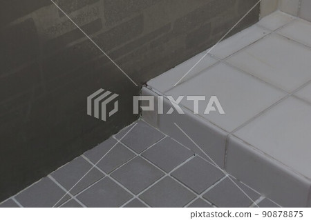 35-year-old bathroom tile cracking peeling remodeling 35-year-old bathroom tile cracking peeling remodeling 90878875