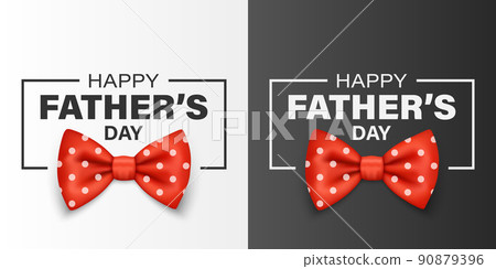 Vector Fathers Day Banner. Text with 3d Realistic Silk Red Polka Dot Bow Tie. Glossy Bowtie, Tie Gentleman. Fathers Day Holiday Concept. Design Template for Greeting Card, Invitation, Poster, Print Vector Fathers Day Banner. Text with 3d Realistic Silk Red Polka Dot Bow Tie. Glossy Bowtie, Tie Gentleman. Fathers Day Holiday Concept. Design Template for Greeting Card, Invitation, Poster, Print 90879396