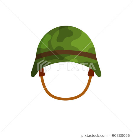 Military helmet of American soldier of World War II. Green protective cap. Ammunition and uniforms Military helmet of American soldier of World War II. Green protective cap. Ammunition and uniforms 90880066