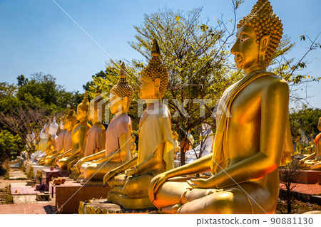 Wat Phai Rong Wua temples, buddhas and sculptures in Suphan Buri, Thailand Wat Phai Rong Wua temples, buddhas and sculptures in Suphan Buri, Thailand 90881130