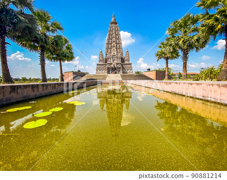 Wat Panyanantaram temple in Pathum Thani, Bangkok, Thailand 90881214