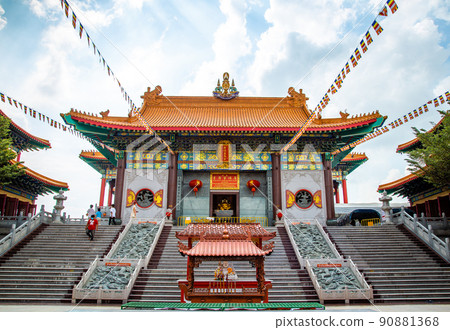 Wat Boromracha Kanchanapisek Anusorn or Wat Leng Noei Yi 2 chinese complex in Bang Bua Thong Wat Boromracha Kanchanapisek Anusorn or Wat Leng Noei Yi 2 chinese complex in Bang Bua Thong 90881368