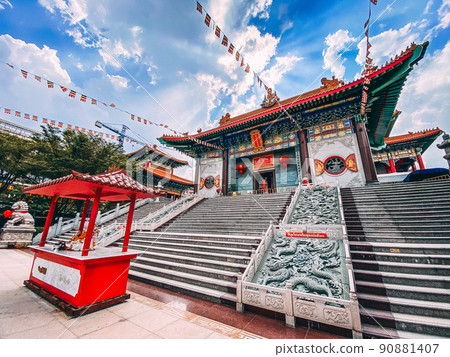 Wat Boromracha Kanchanapisek Anusorn or Wat Leng Noei Yi 2 chinese complex in Bang Bua Thong Wat Boromracha Kanchanapisek Anusorn or Wat Leng Noei Yi 2 chinese complex in Bang Bua Thong 90881407