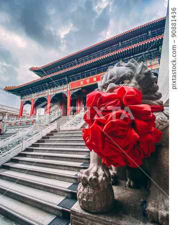 Wat Boromracha Kanchanapisek Anusorn or Wat Leng Noei Yi 2 chinese complex in Bang Bua Thong Wat Boromracha Kanchanapisek Anusorn or Wat Leng Noei Yi 2 chinese complex in Bang Bua Thong 90881436