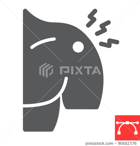 Shoulder pain line icon, arthritis and injury, shoulder ache vector icon, vector graphics, editable stroke outline sign, eps 10 90882376