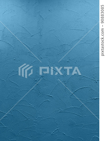 Chalk blue wall, the color of the sea finished with trowel 90883085
