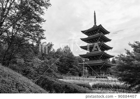 定義 Nyorai Saihoji 五層塔 單色 [宮城縣仙台市] 90884407