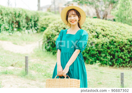 Summer dress outfit woman 90887302