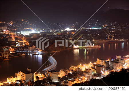 Night view of Onomichi Suido Night view of Onomichi Suido 90887461