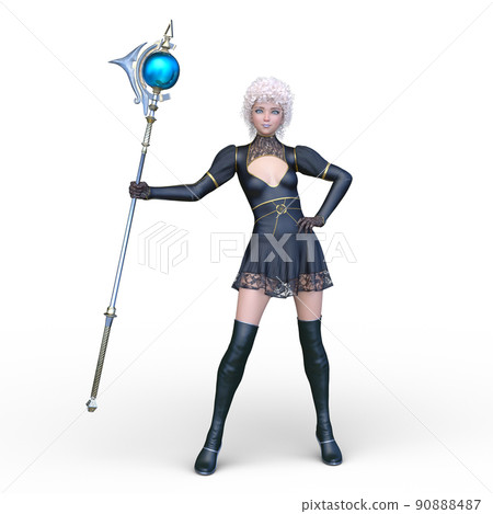 Woman with a magic wand Woman with a magic wand 90888487